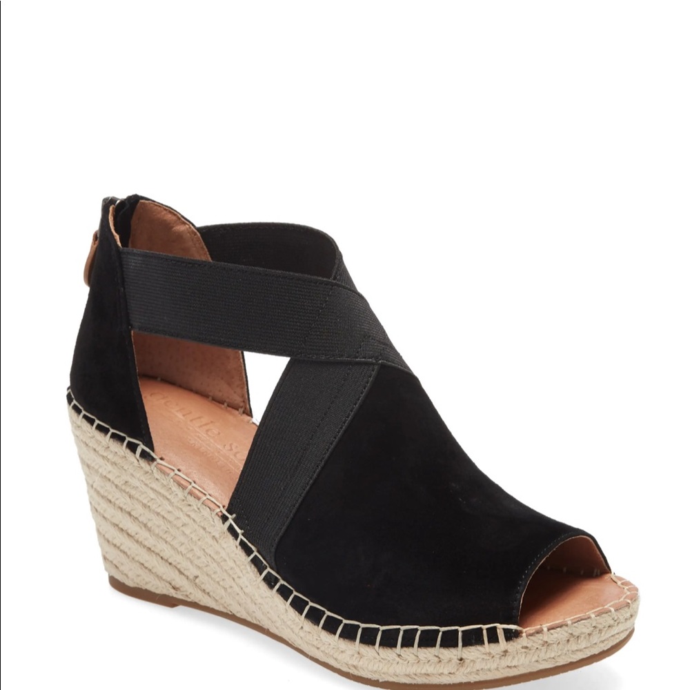 Gentle souls signature espadrille cross elastic wedge
#19